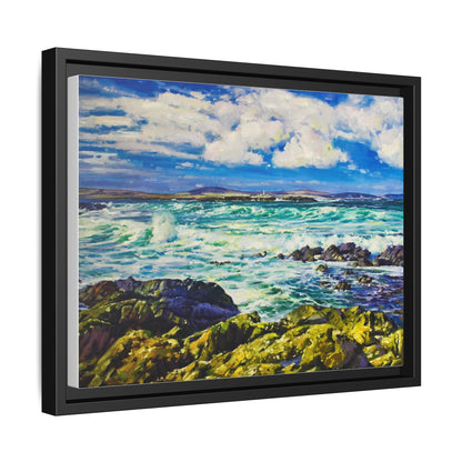 Ballyglass Lighthouse Erris wall art featuring the stunning coastal lighthouse, framed in premium materials for a perfect addition to any living space.