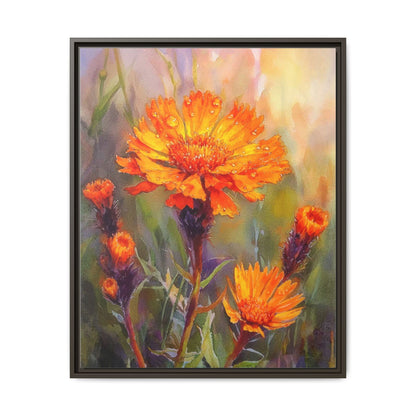 Orange Hawkbit Flower