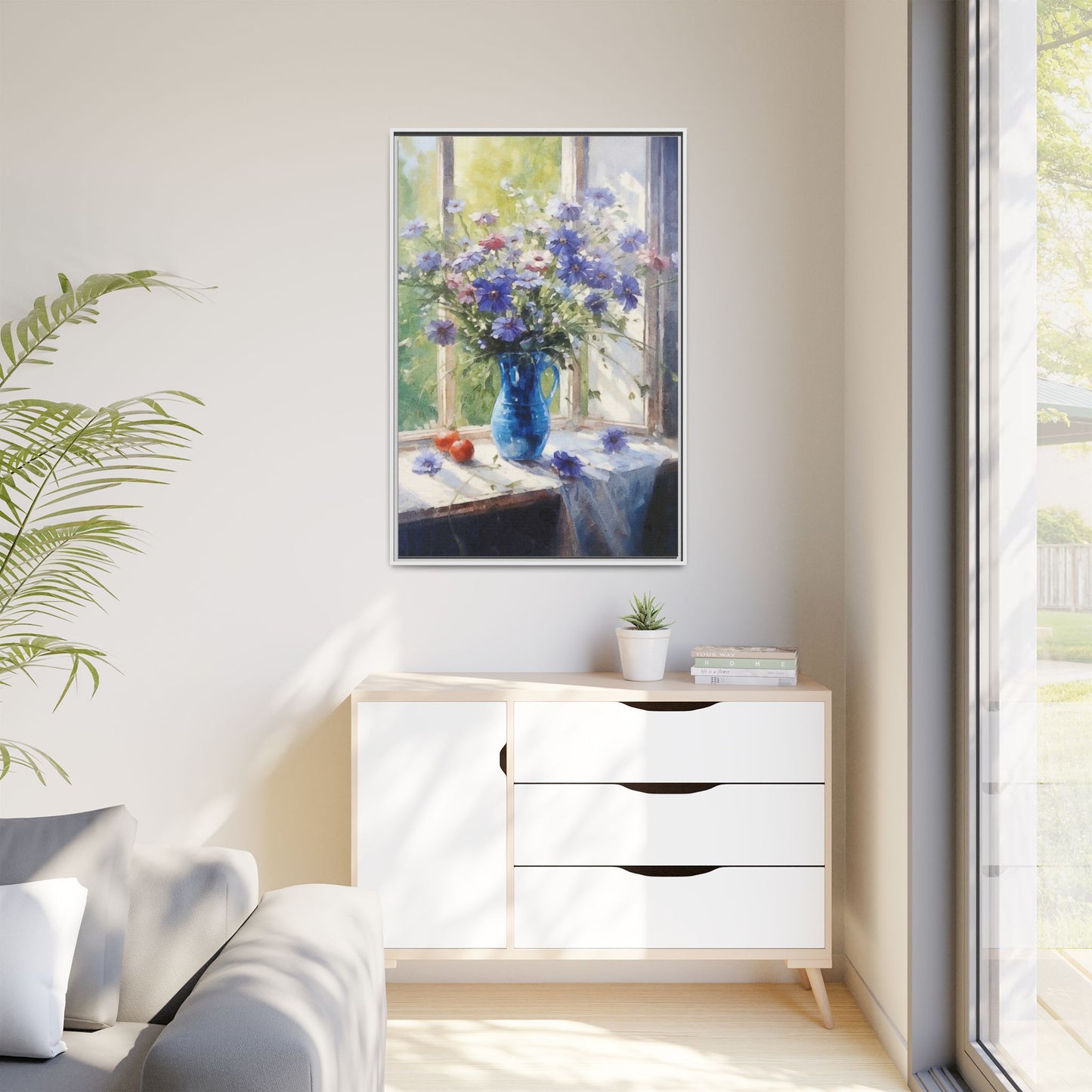 Cornflowers in a Vase