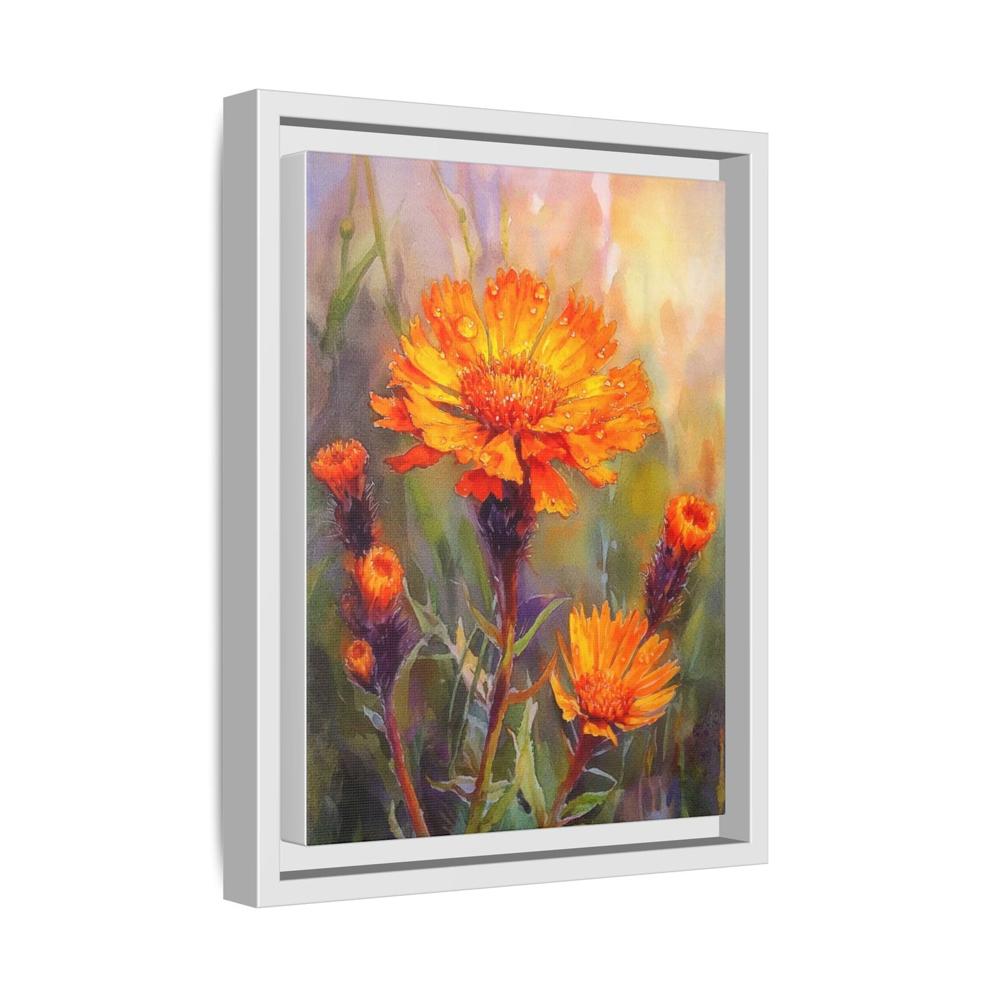 Orange Hawkbit Flower