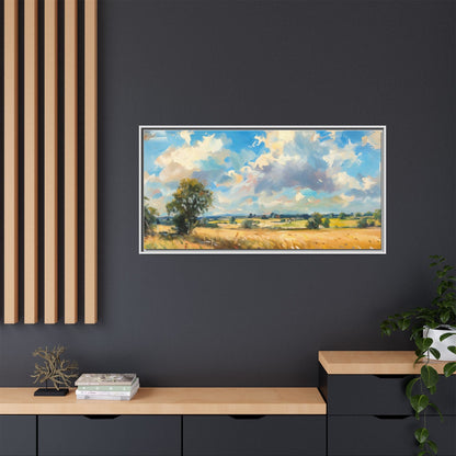 Summer Fields County Mayo Wall Art - Vibrant Irish Landscape Canvas Print