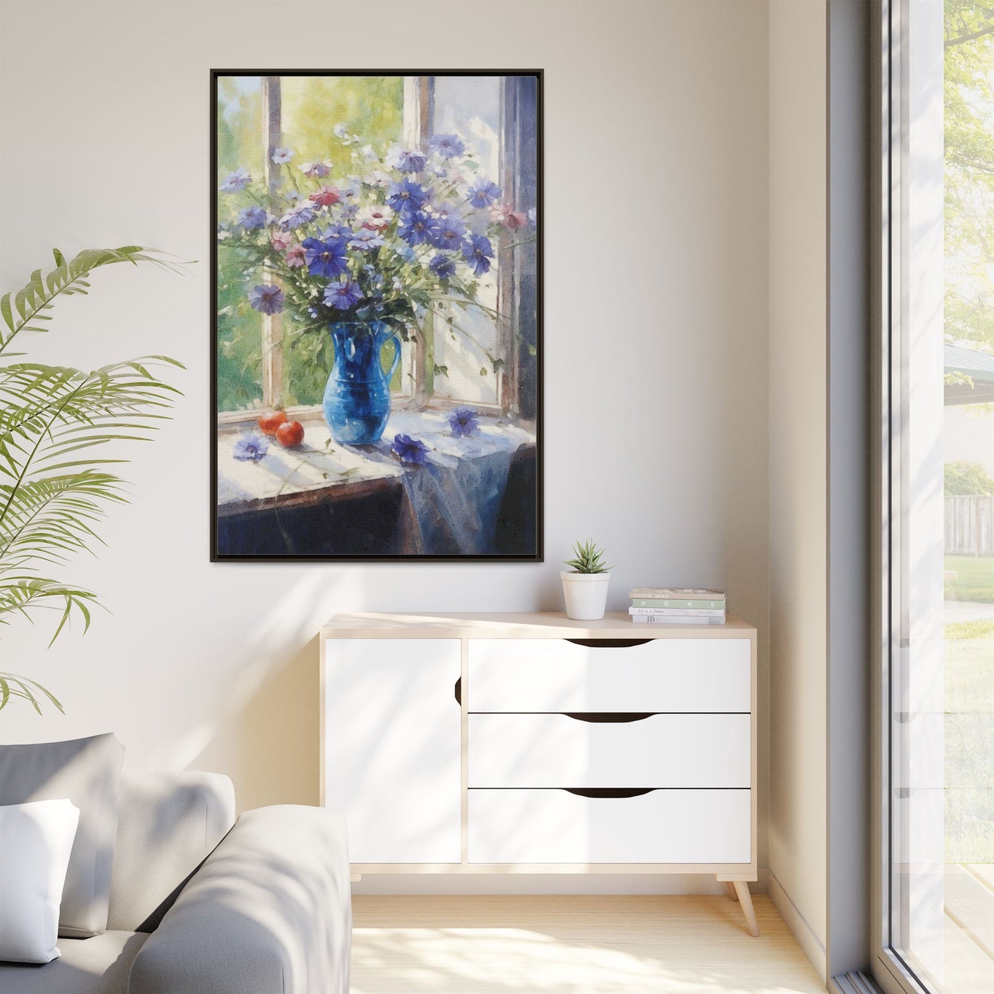 Cornflowers in a Vase