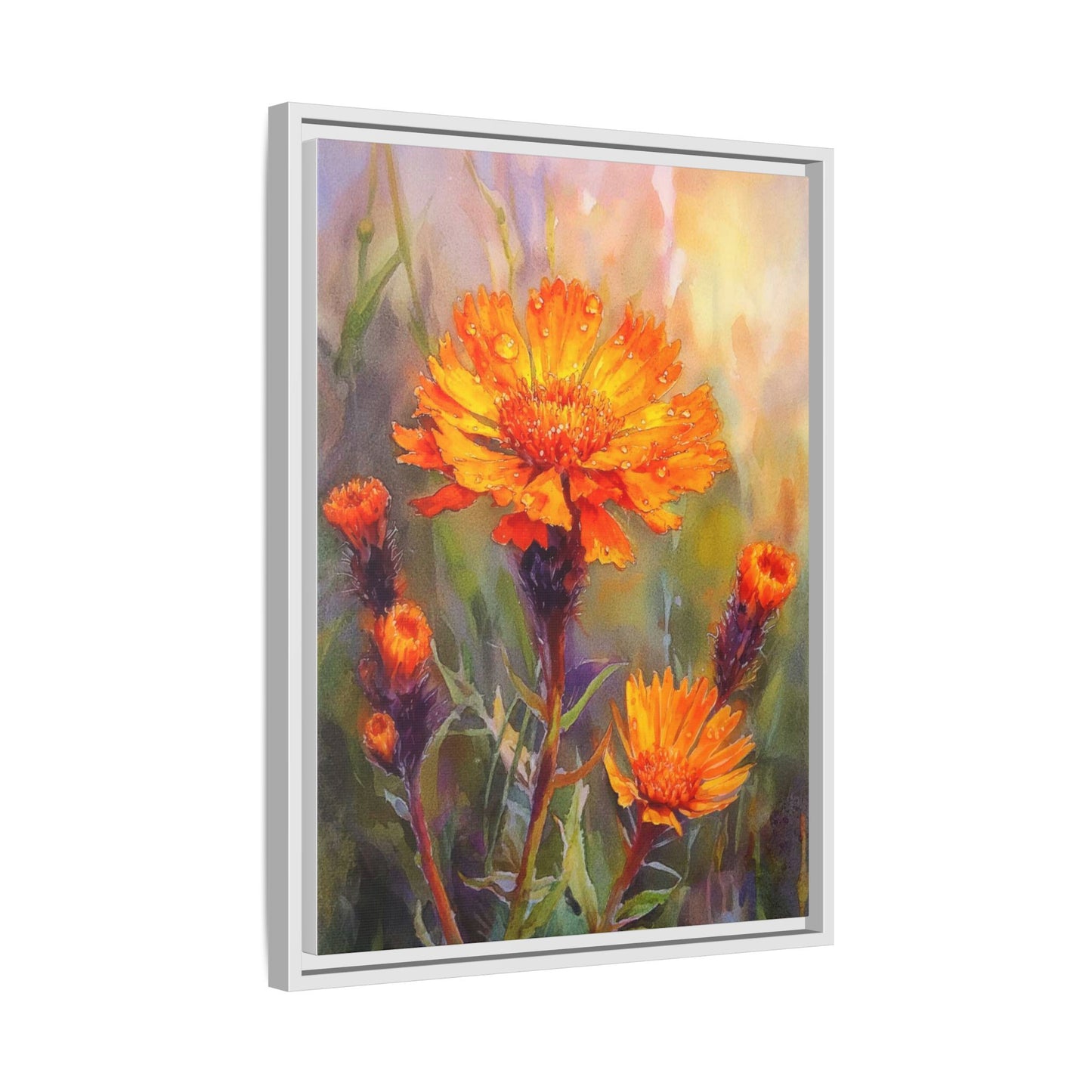 Orange Hawkbit Flower