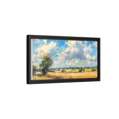 Summer Fields County Mayo Wall Art - Vibrant Irish Landscape Canvas Print