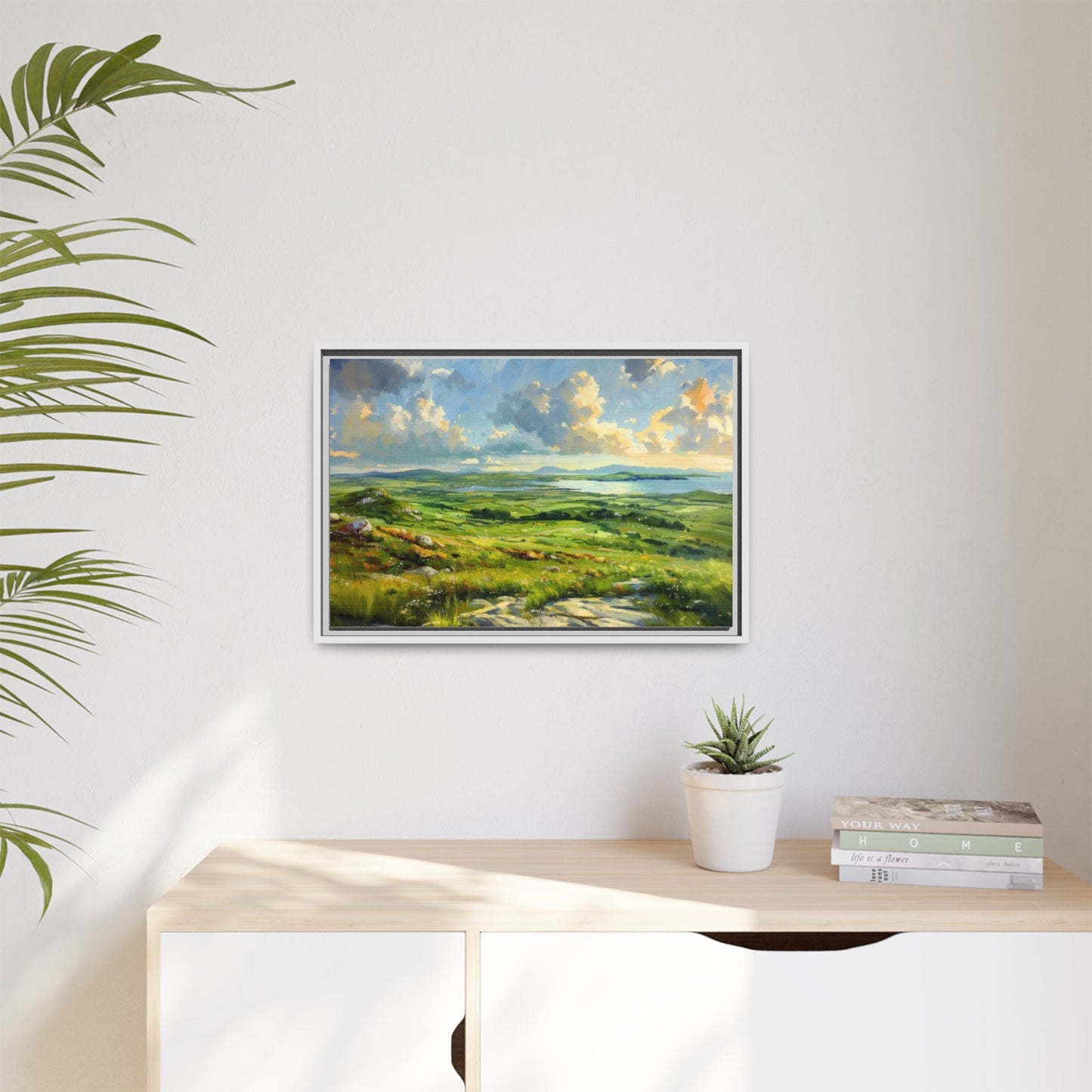 Wild Atlantic Summer Vista Wall Art - Breathtaking Coastal Landscape for Home Décor