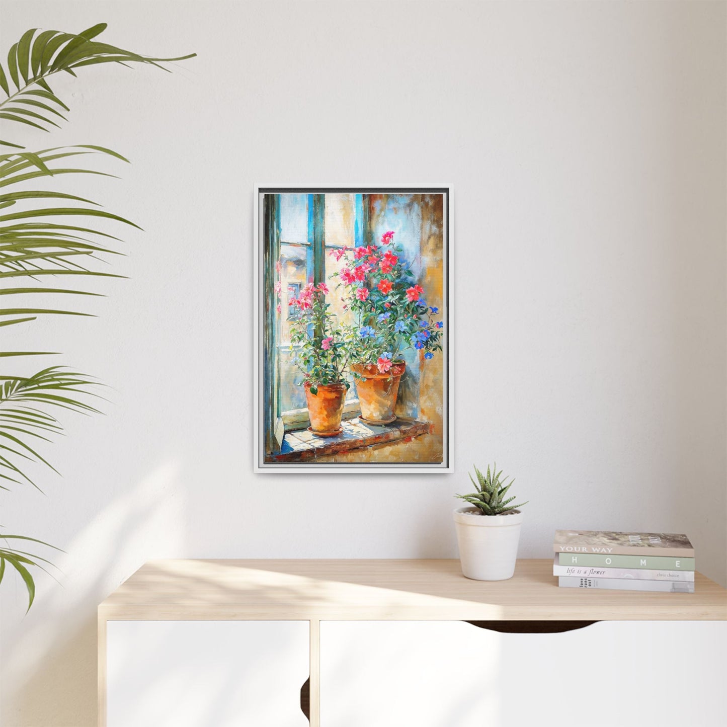 Summer Pots Wall Art - Vibrant Floral Pots for Fresh Home Décor