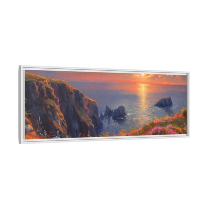 End of The Day wall art featuring a serene sunset landscape, printed on high-quality canvas to bring peaceful beauty and warmth to your home décor.