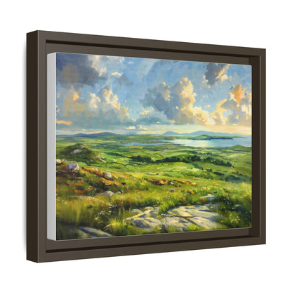 Wild Atlantic Summer Vista Wall Art - Breathtaking Coastal Landscape for Home Décor