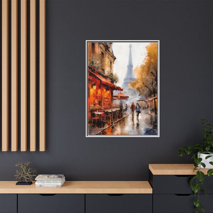 Eiffel Tower wall art featuring the iconic Paris landmark, printed on high-quality canvas to bring timeless beauty and elegance to your home décor.