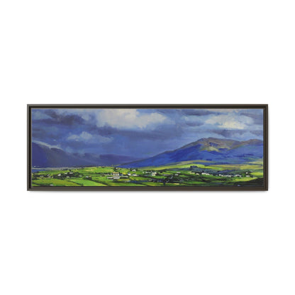 Connemara Fields - Stunning Irish landscape canvas print showcasing the serene beauty of Connemara's fields.