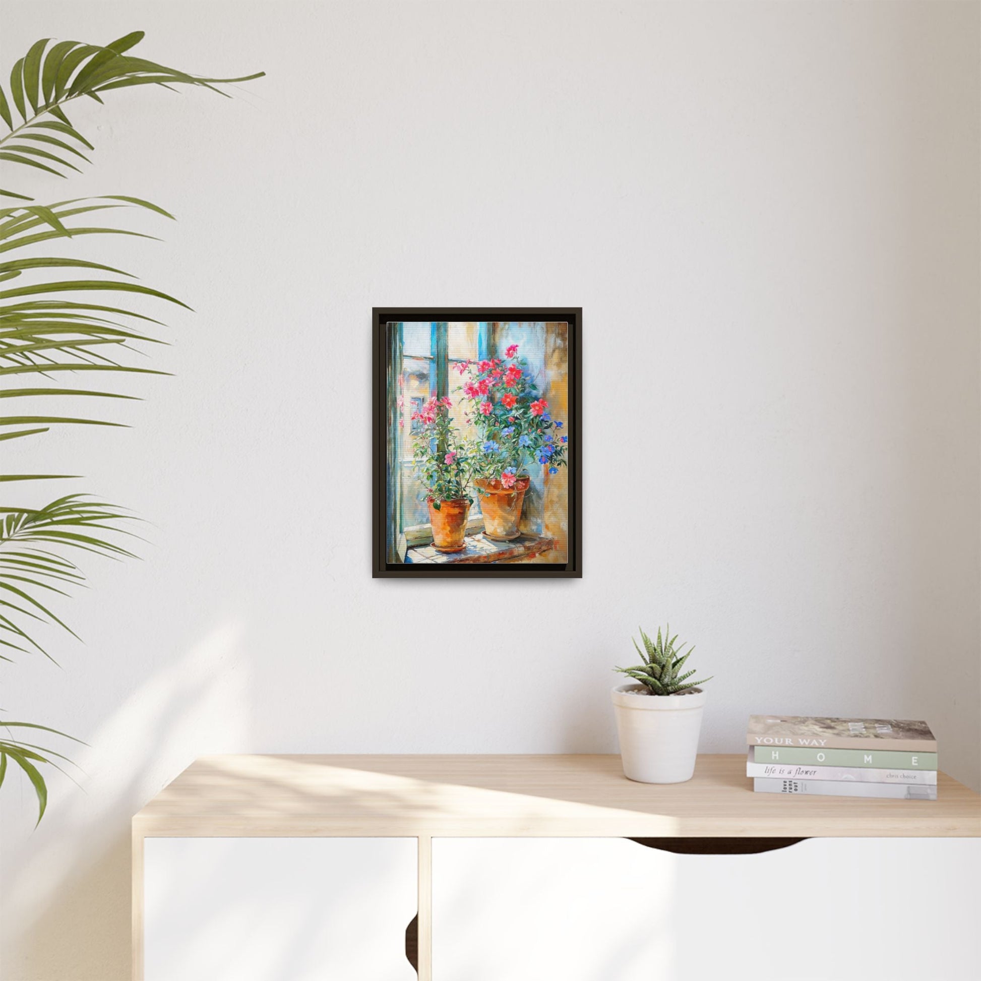 Summer Pots Wall Art - Vibrant Floral Pots for Fresh Home Décor