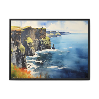 Cliffs of Moher Midday Sun - Beautiful Coastal Landscape Canvas Print