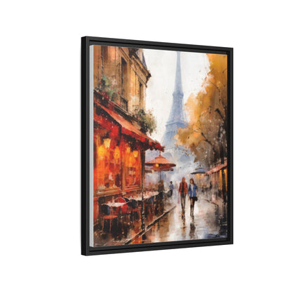 Eiffel Tower wall art featuring the iconic Paris landmark, printed on high-quality canvas to bring timeless beauty and elegance to your home décor.