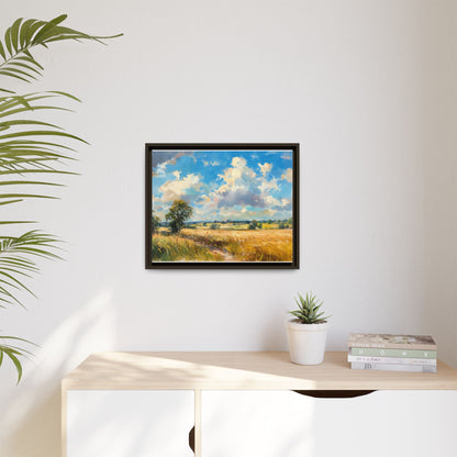 Summer Fields County Mayo Wall Art - Vibrant Irish Landscape Canvas Print