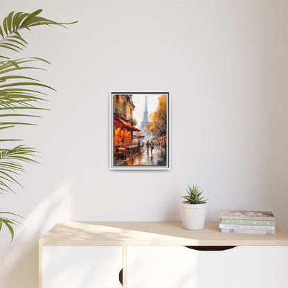 Eiffel Tower wall art featuring the iconic Paris landmark, printed on high-quality canvas to bring timeless beauty and elegance to your home décor.