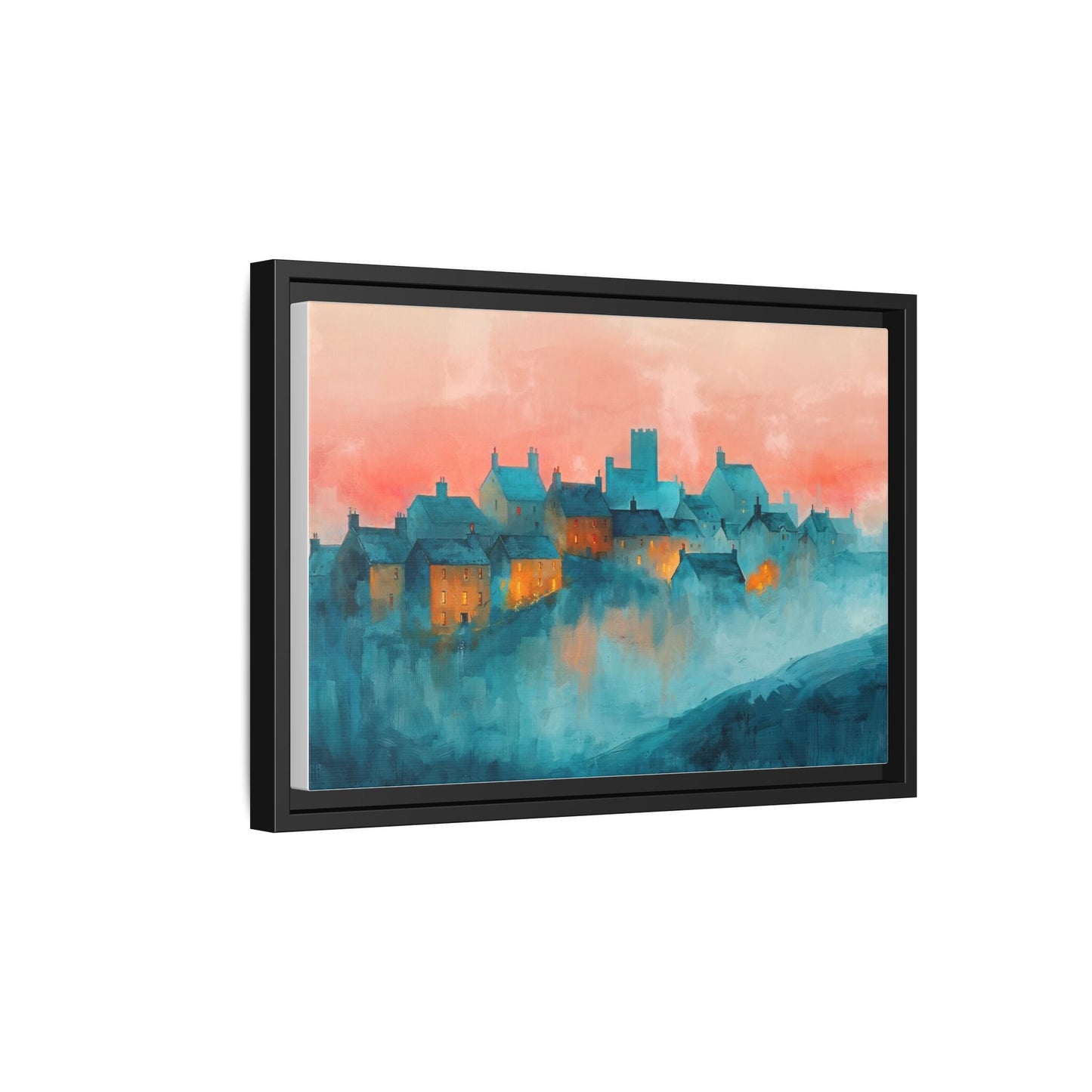 A Castle Town - Beautiful Landscape Canvas Print for all places Décor