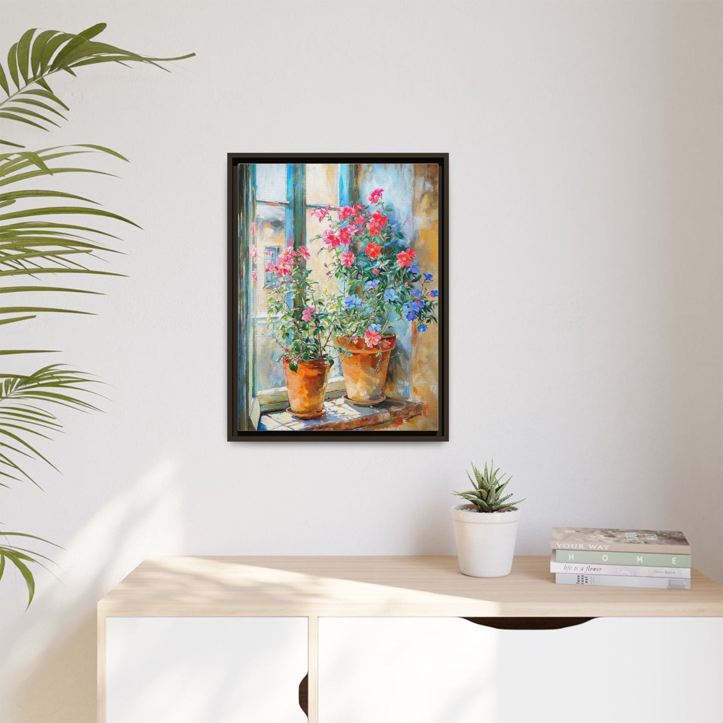 Summer Pots Wall Art - Vibrant Floral Pots for Fresh Home Décor