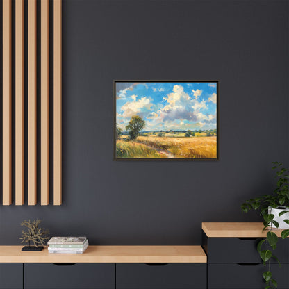 Summer Fields County Mayo Wall Art - Vibrant Irish Landscape Canvas Print