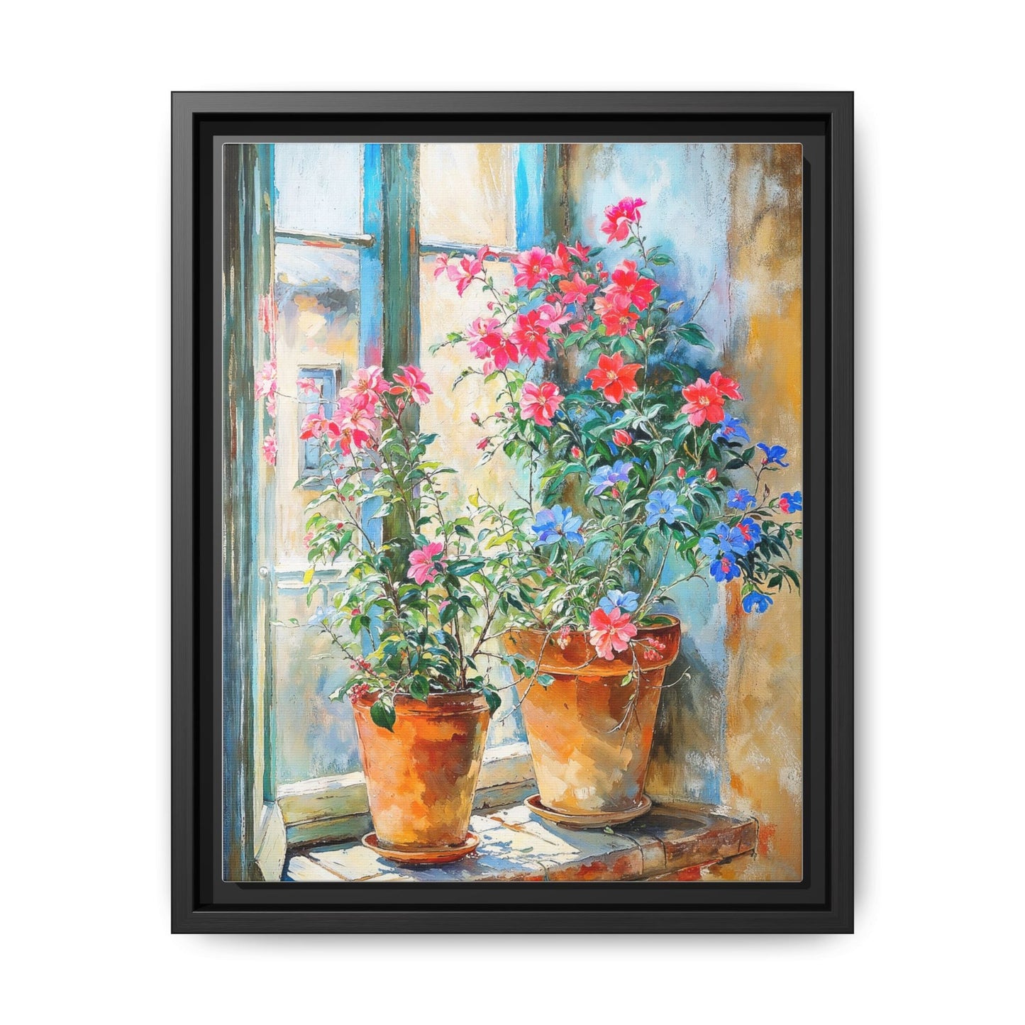 Summer Pots Wall Art - Vibrant Floral Pots for Fresh Home Décor