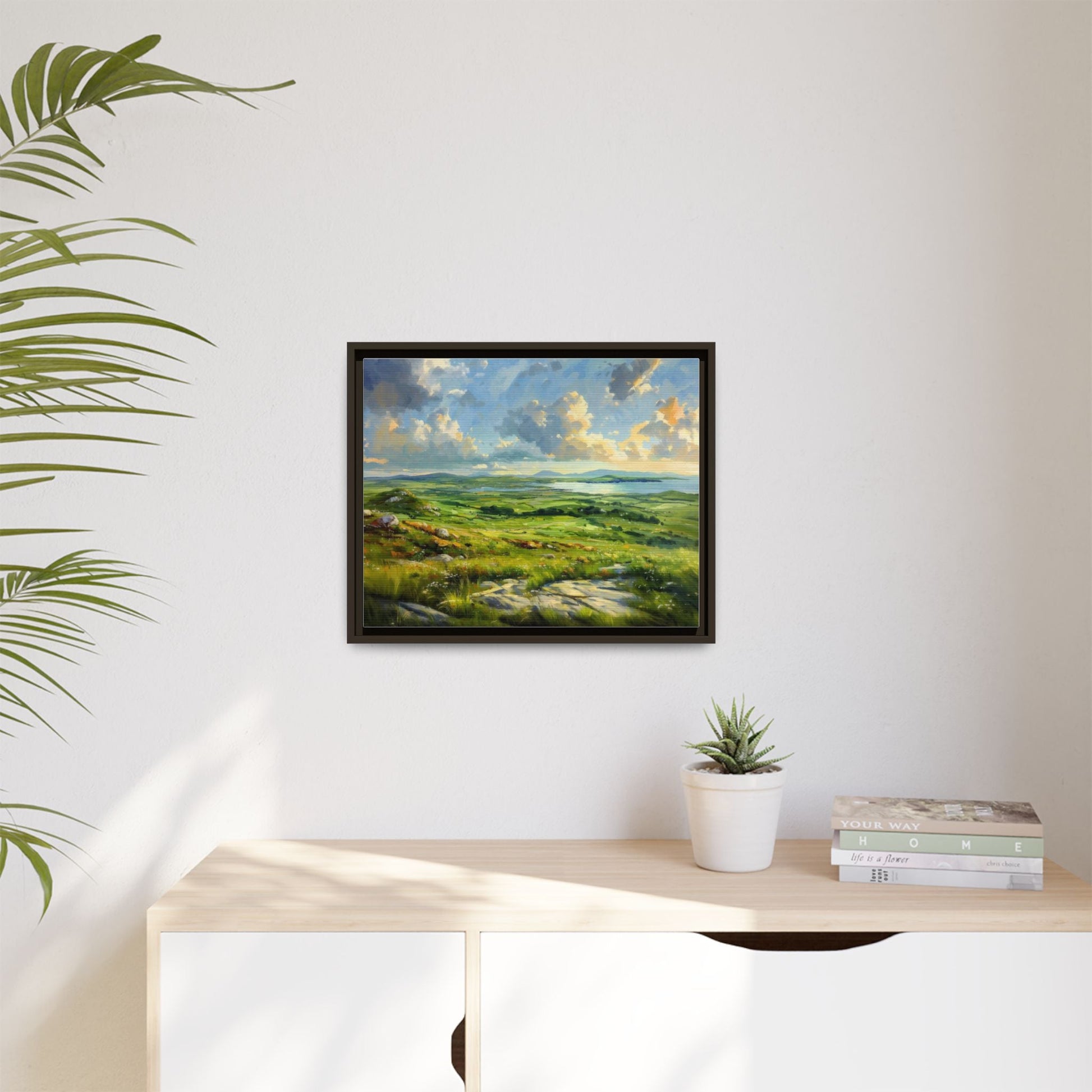 Wild Atlantic Summer Vista Wall Art - Breathtaking Coastal Landscape for Home Décor