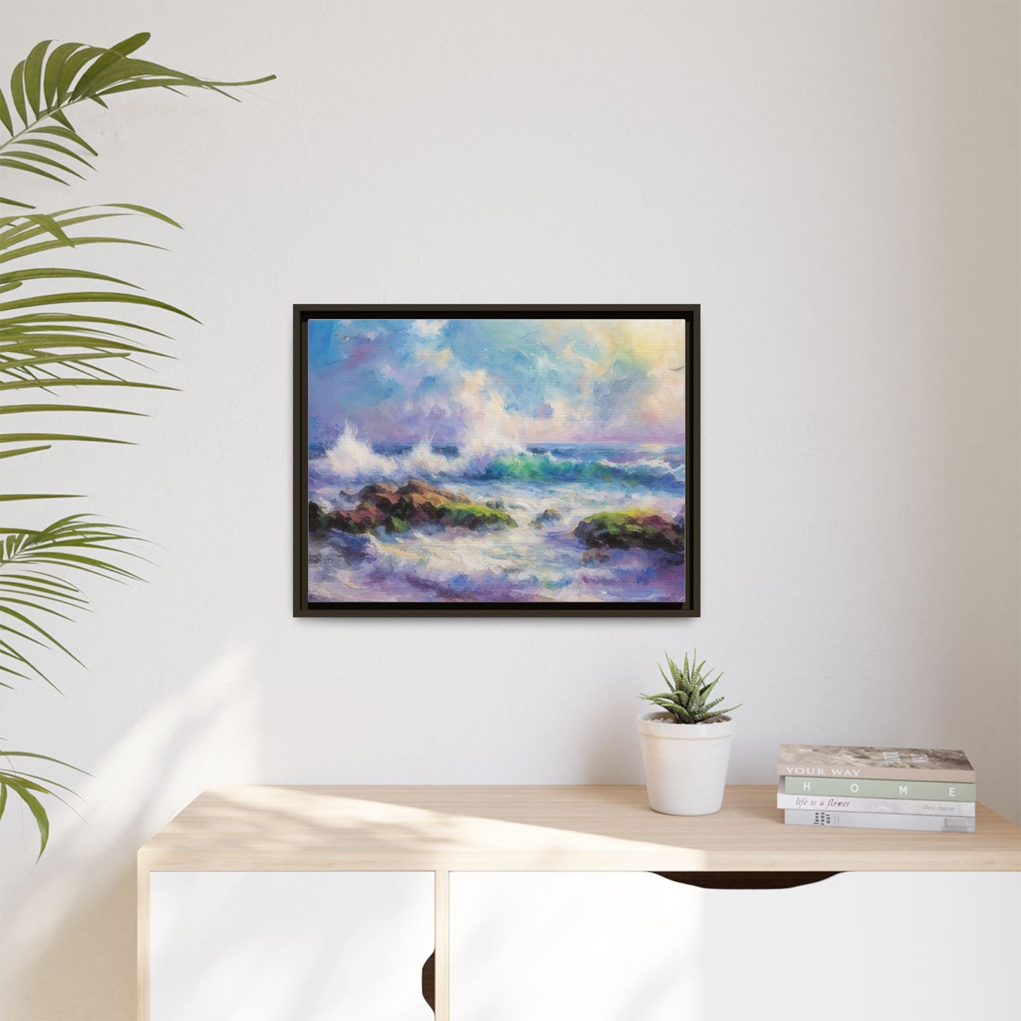 Achill Shoreline wcol wall art showcasing the stunning Irish coastal landscape, printed on high-quality canvas for a timeless and serene addition to your home décor.