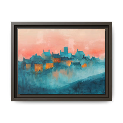 A Castle Town - Beautiful Landscape Canvas Print for Home Décor