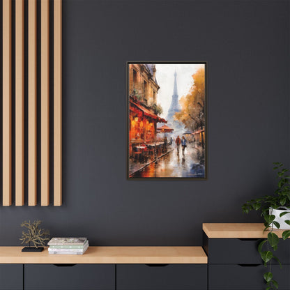 Eiffel Tower wall art featuring the iconic Paris landmark, printed on high-quality canvas to bring timeless beauty and elegance to your home décor.