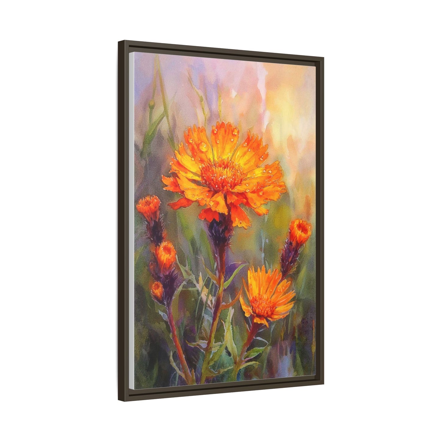 Orange Hawkbit Flower