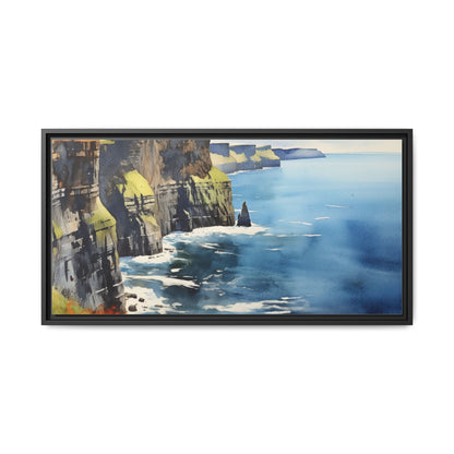 Cliffs of Moher Midday Sun - Beautiful Coastal Landscape Canvas Print