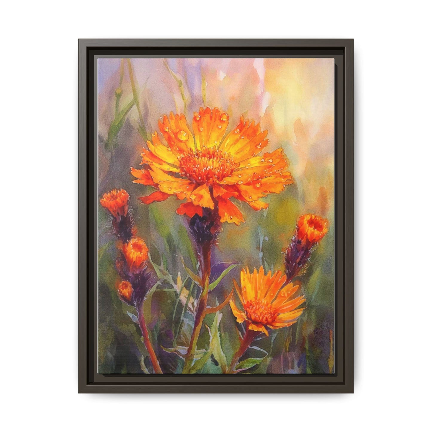 Orange Hawkbit Flower