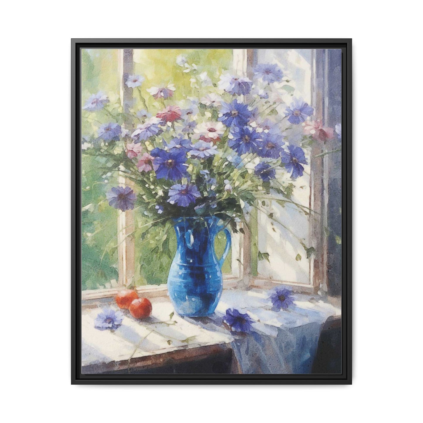 Cornflowers in a Vase