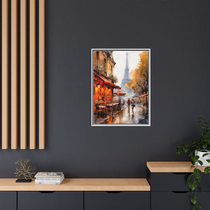 Eiffel Tower wall art featuring the iconic Paris landmark, printed on high-quality canvas to bring timeless beauty and elegance to your home décor.