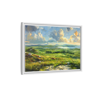 Wild Atlantic Summer Vista Wall Art - Breathtaking Coastal Landscape for Home Décor