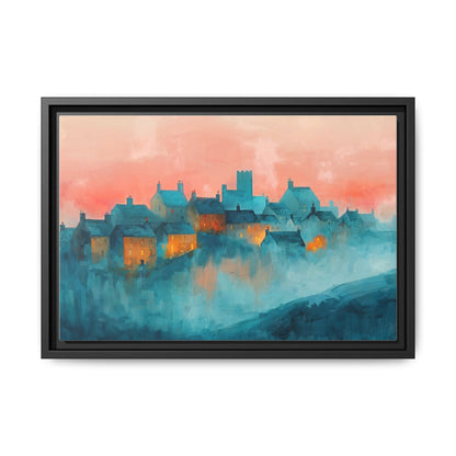 A Castle Town - Beautiful Landscape Canvas Print for Home Décor