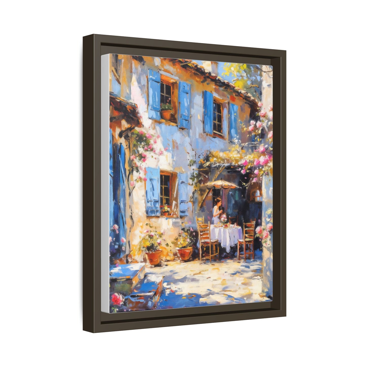 Café Tables Frame – Premium Pinewood Art Frame for Elegant Décor