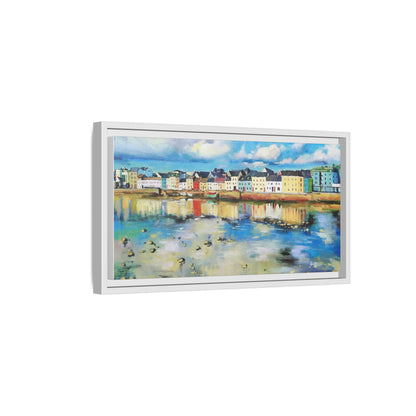 Galway Reflections wall art featuring serene Irish landscapes and water reflections, framed in premium quality wood.