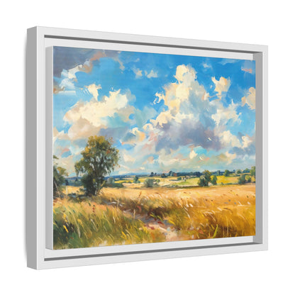 Summer Fields County Mayo Wall Art - Vibrant Irish Landscape Canvas Print