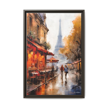 Eiffel Tower wall art featuring the iconic Paris landmark, printed on high-quality canvas to bring timeless beauty and elegance to your home décor.