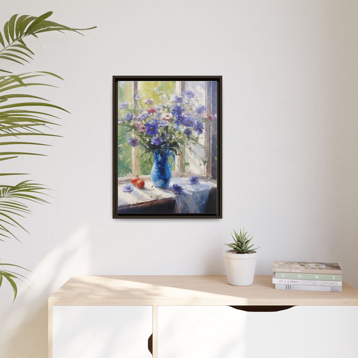 Cornflowers in a Vase