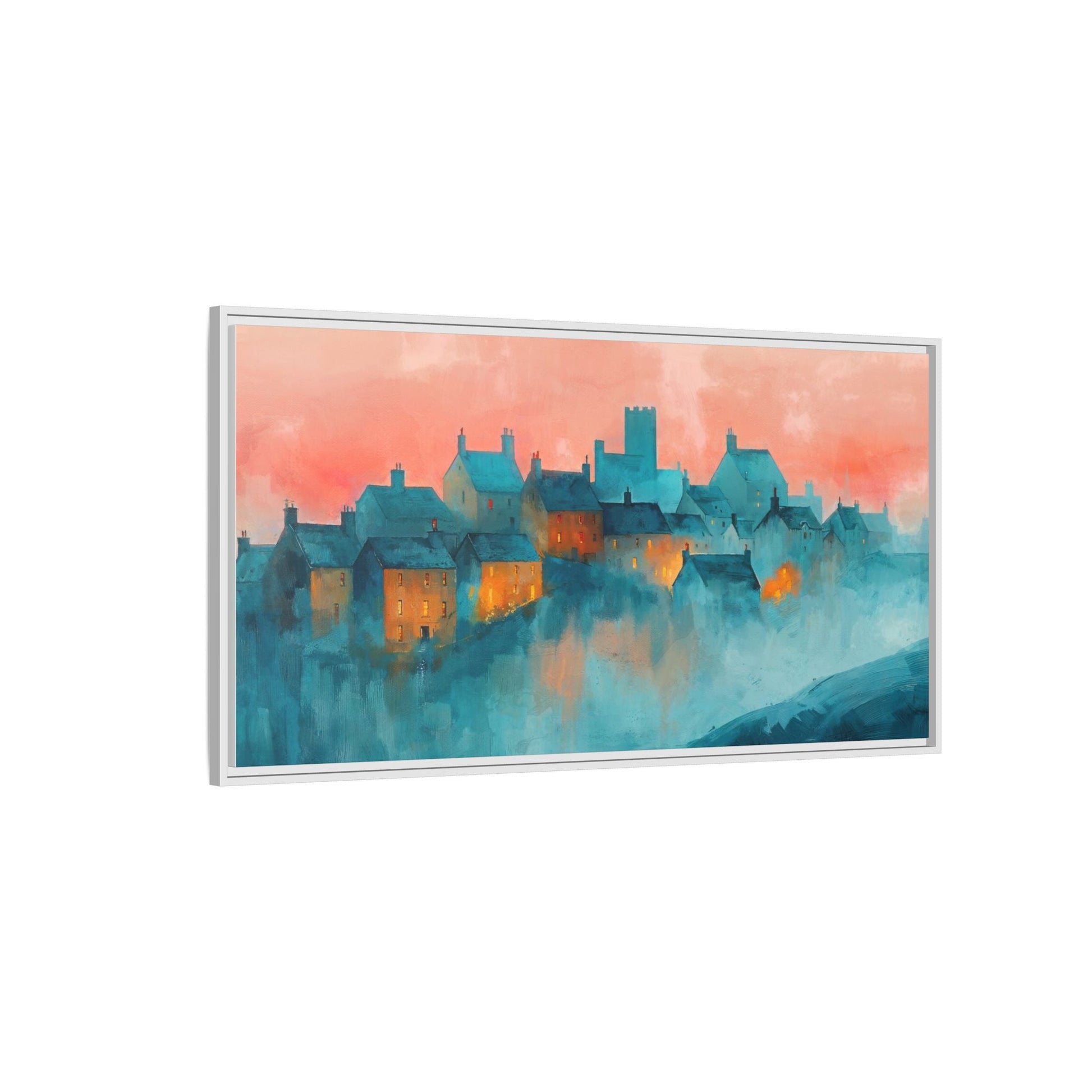 A Castle Town - Beautiful Landscape Canvas Print for all places Décor