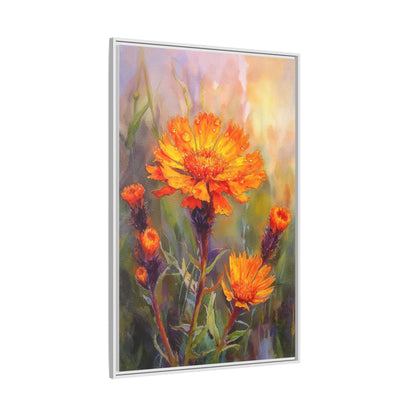 Orange Hawkbit Flower