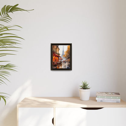 Eiffel Tower wall art featuring the iconic Paris landmark, printed on high-quality canvas to bring timeless beauty and elegance to your home décor.