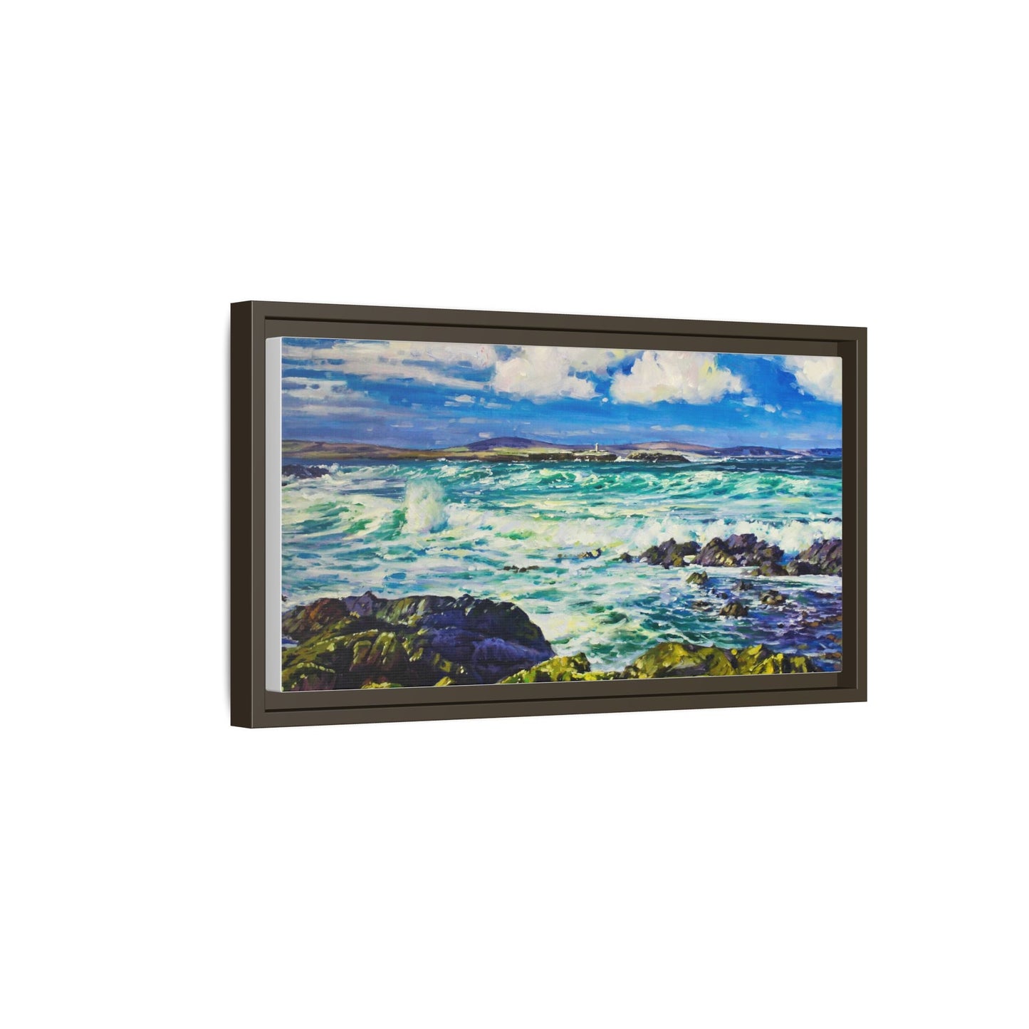 Ballyglass Lighthouse Erris wall art featuring the stunning coastal lighthouse, framed in premium materials for a perfect addition to any living space.