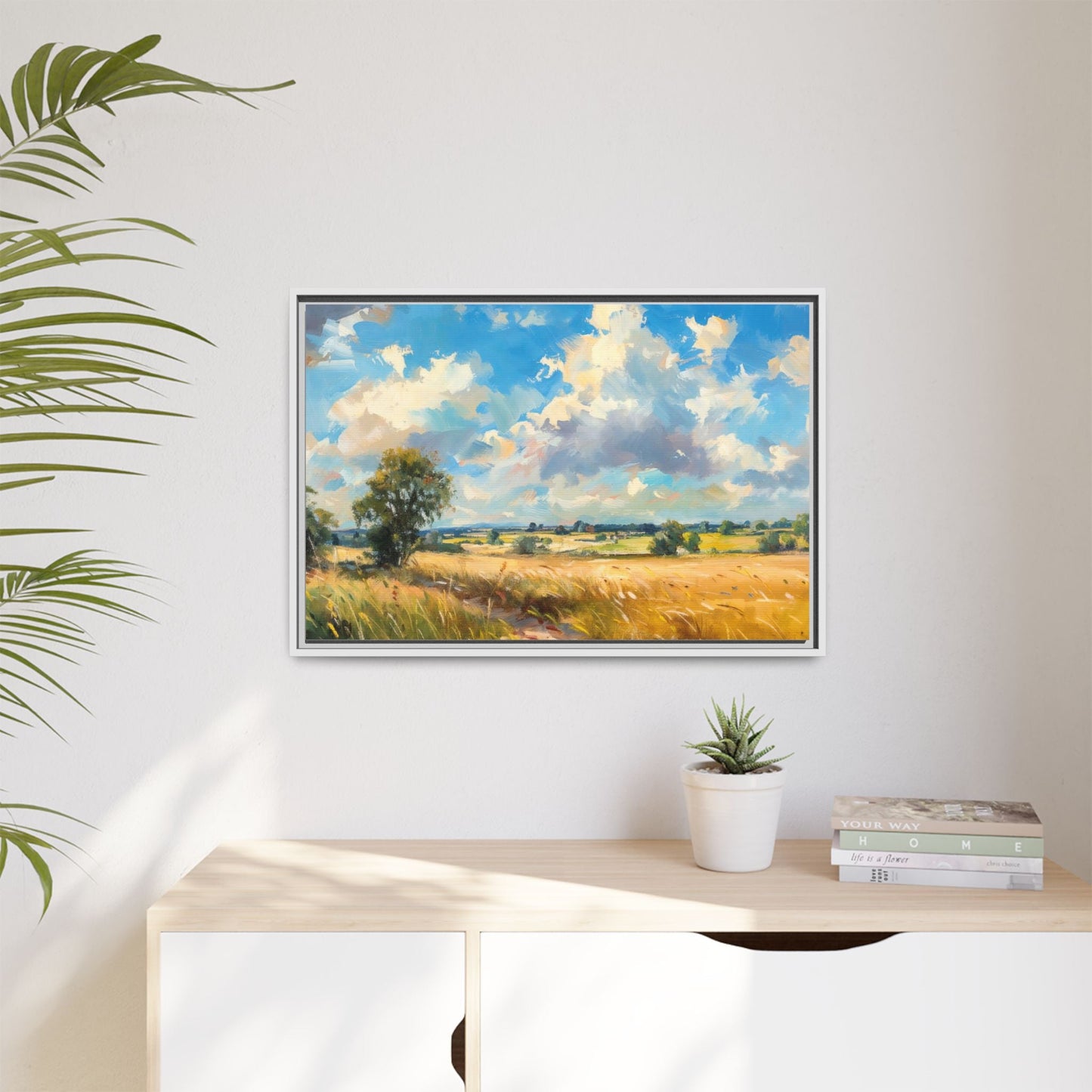 Summer Fields County Mayo Wall Art - Vibrant Irish Landscape Canvas Print