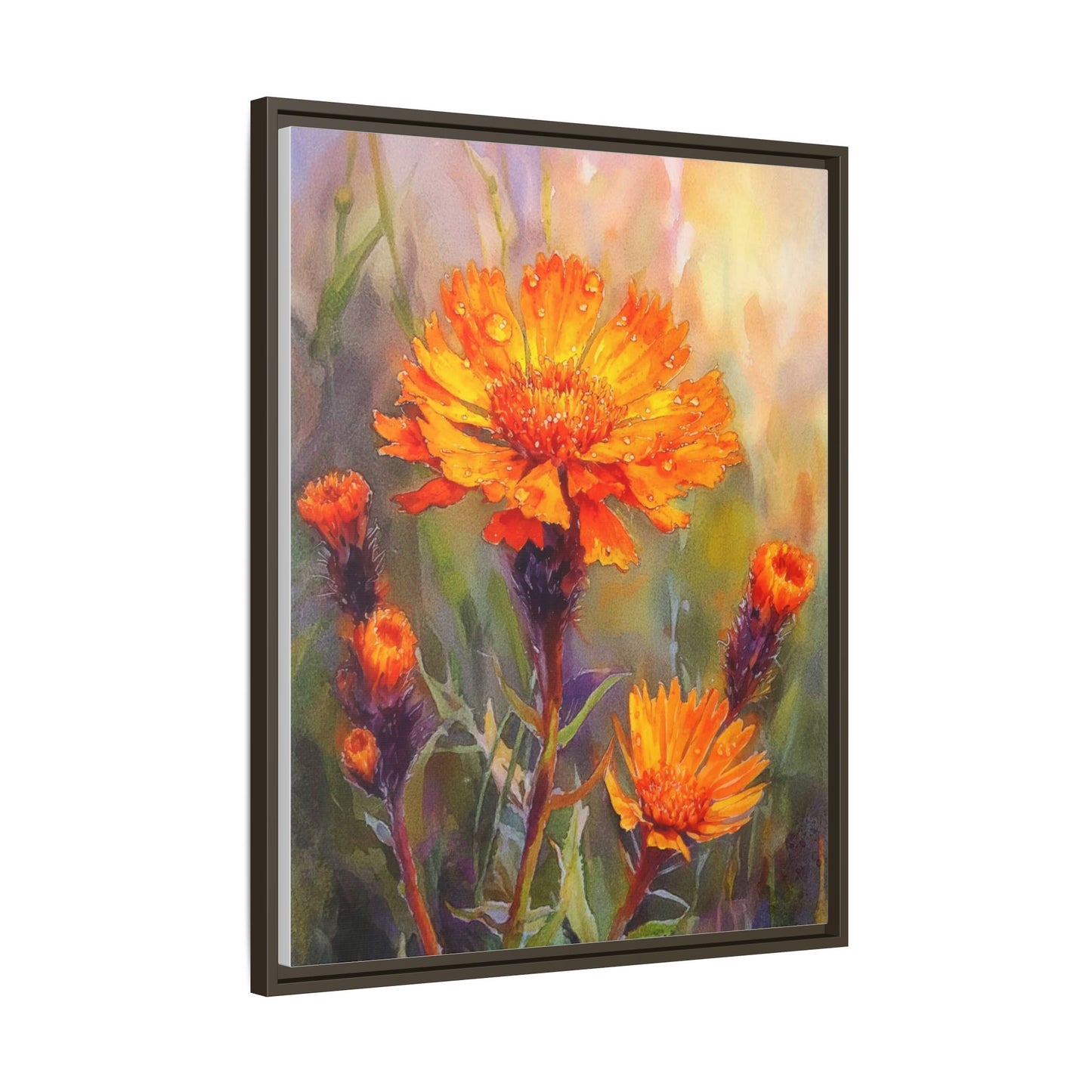 Orange Hawkbit Flower