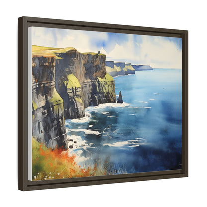 Cliffs of Moher Midday Sun - Beautiful Coastal Landscape Canvas Print