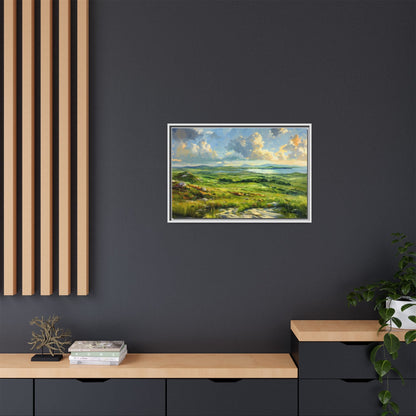 Wild Atlantic Summer Vista Wall Art - Breathtaking Coastal Landscape for Home Décor