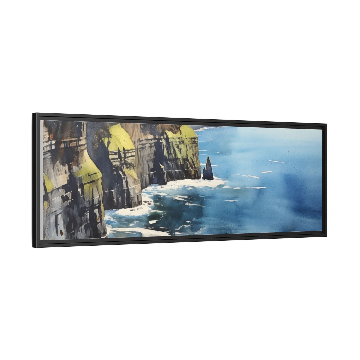 Cliffs of Moher Midday Sun - Beautiful Coastal Landscape Canvas Print