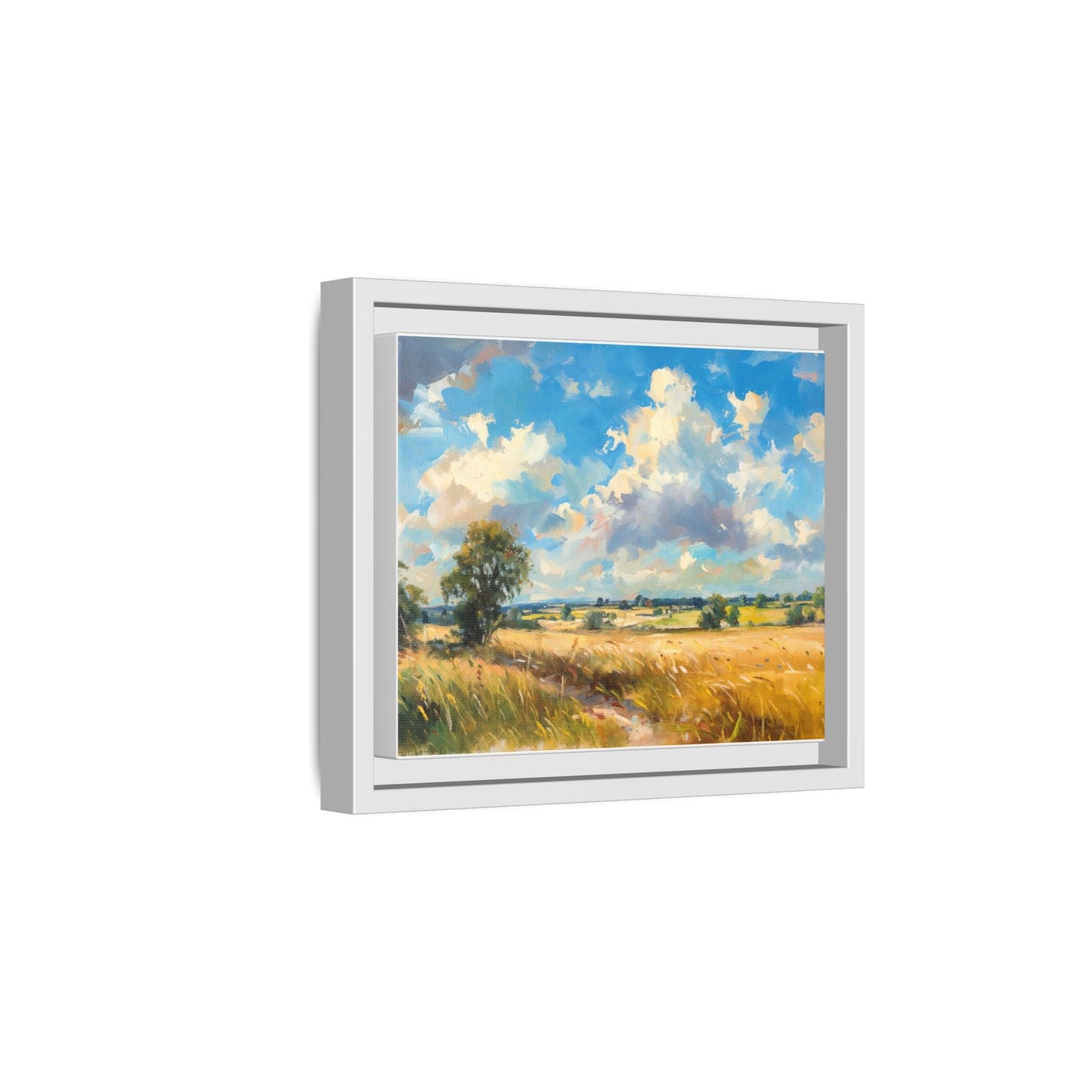 Summer Fields County Mayo Wall Art - Vibrant Irish Landscape Canvas Print