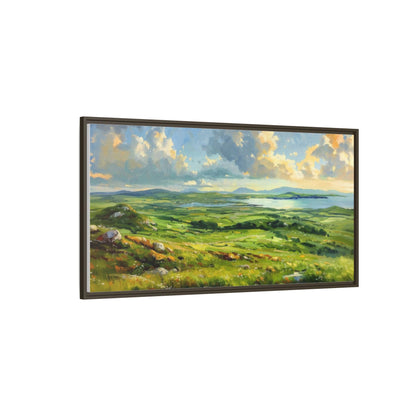 Wild Atlantic Summer Vista Wall Art - Breathtaking Coastal Landscape for Home Décor